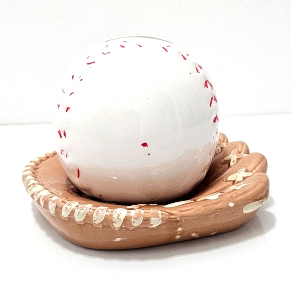 Gift Co. Ceramic Baseball & Glove Coin Piggy Bank - Picture 5 of 14